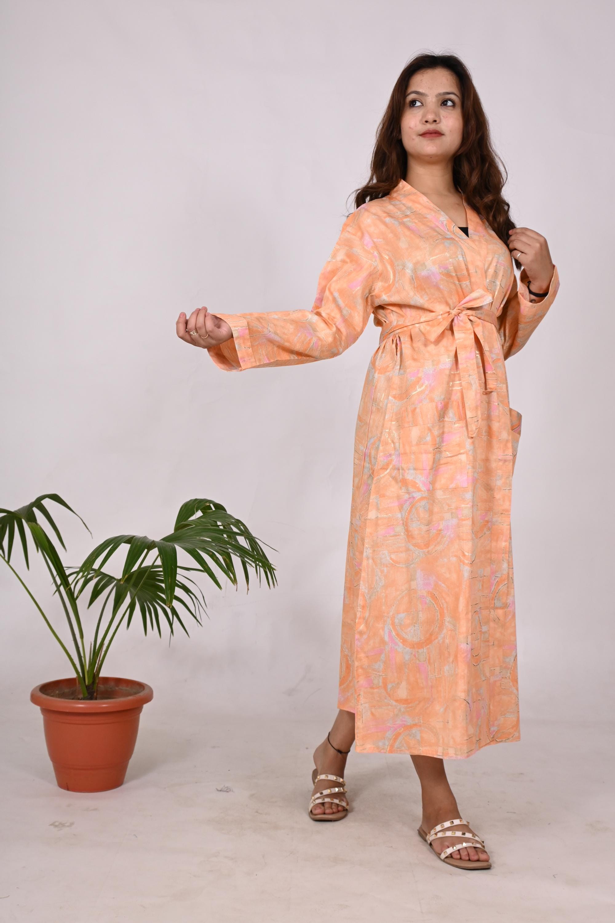 poly cotton dressing gown Direct Supply Textiles, 2 Pocket Robe, 52"W x 66"L, 55/45 Blended Fabric, Case of 12