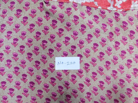 Recycled Sari Indian Vintage Wrap Around Plus Siz… - image 5