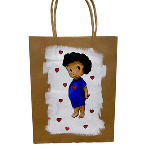 Sac cadeau fait main pour enfant de la Saint-Valentin