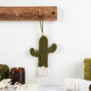 Make Your Own Mini Macrame Cactus Craft Kit image 4