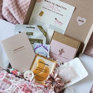 Cosy Self Care Hamper with Macrame Cactus Craft Kit