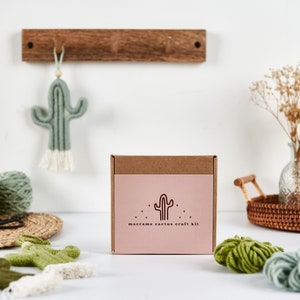 Make Your Own Mini Macrame Cactus Craft Kit image 8