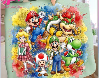 Divertente gioco e amici, tema scolastico PNG, design di maglietta con personaggio dei cartoni animati, stile studenti e insegnanti, glitter acquerello, download digitale