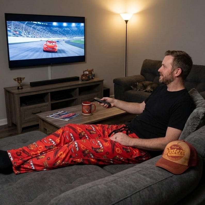 Disney Cars Pajama Pants for Boys, Tow Mater Pajamas, Radiator Springs Sleepwear, Pixar Movie PJs, Disney Pajamas Gift image 6