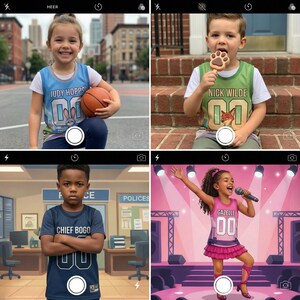 Pu&ograve; includere: Una collezione di quattro maglie senza maniche con grafiche di personaggi e nomi come Judy Hopps, Nick Wilde, Chief Bogo e Gazelle. Ogni maglia mostra il numero 00 sul davanti, presentando vari colori come blu, verde e rosa.