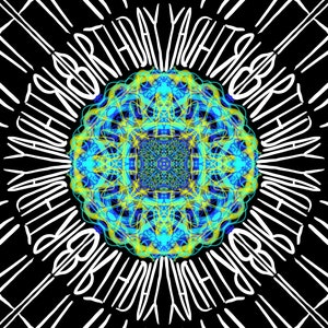 Biglietto di buon compleanno Disegnato a mano Digitale Scarica Immagine Stampa Stampabile Geometrico Viaggio Kaleidoscopio A4 A5 Psychedelic Home Wall HB