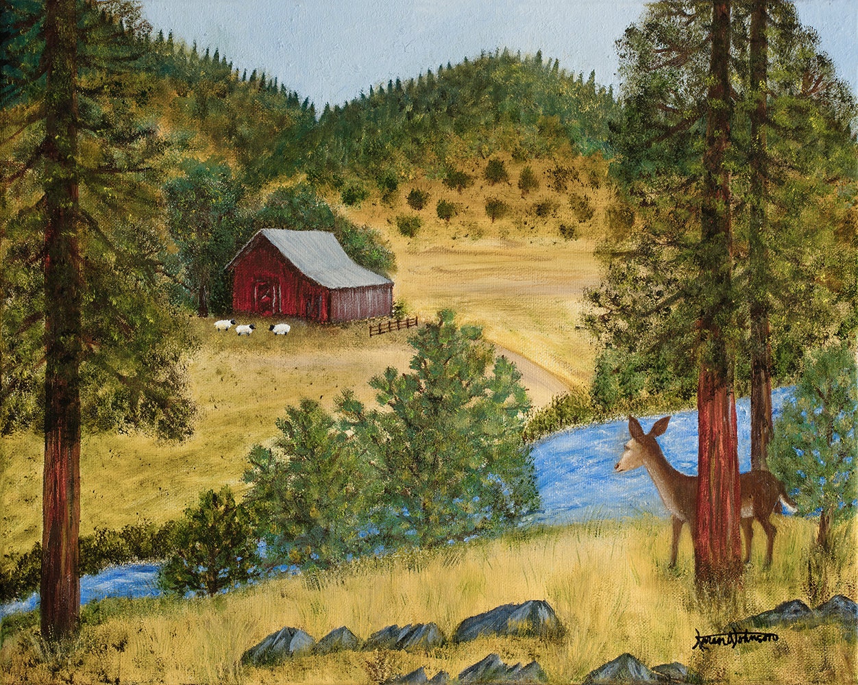 5x7 Art to Frame/blank Note Card With Envelope Print of Etsy UK