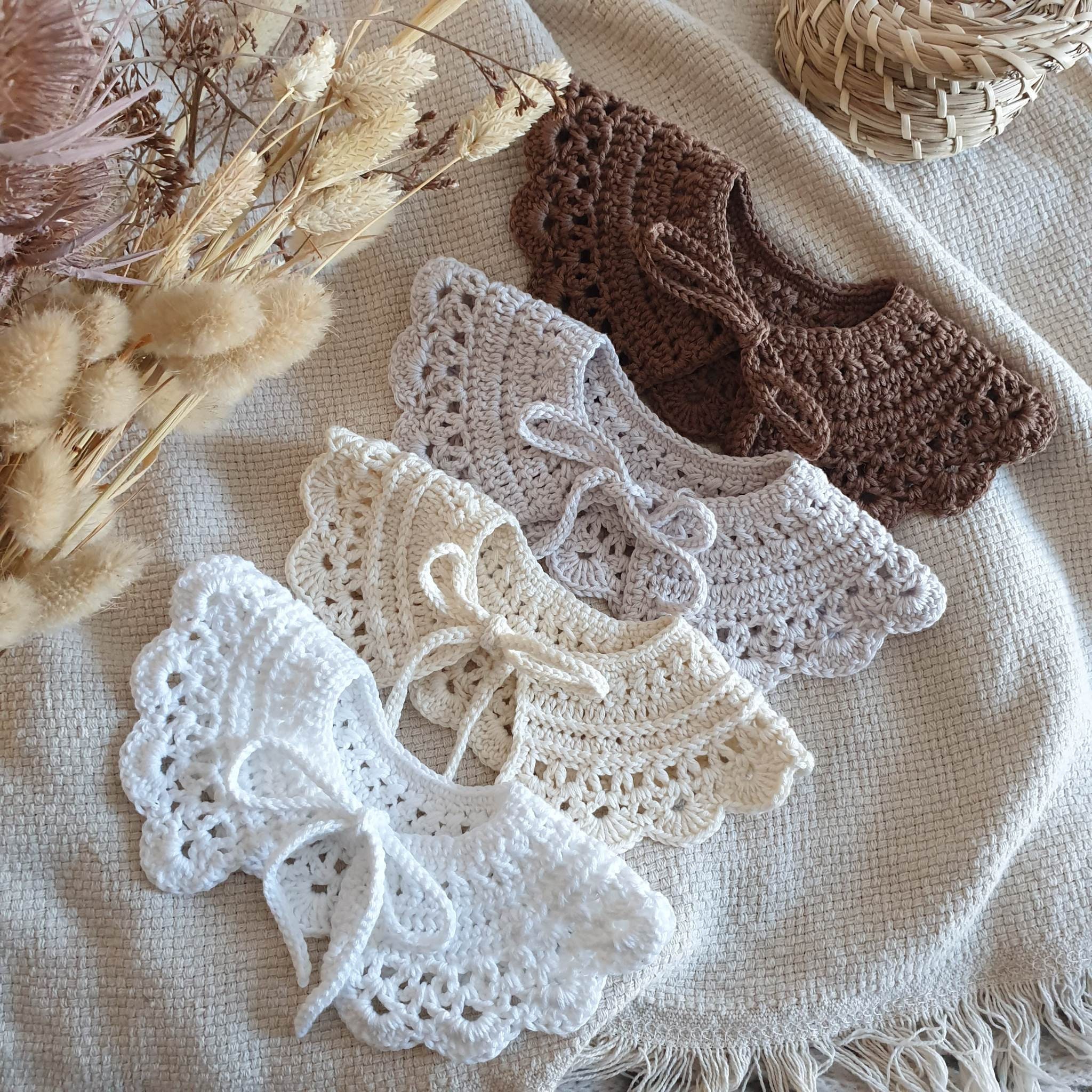Maxtonser Kids False Collar Lace Hollow Out Trim Detachable Collar Easy To Wear Embroidery Collar Venise Lace Neckline White