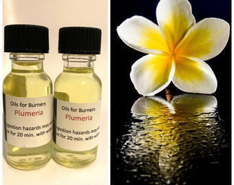 PLUMERIA FLOWERS 1/2oz or 1oz Fragrance Oil Floral Scent Aromatherapy  Warmer Burning Candle Oil 