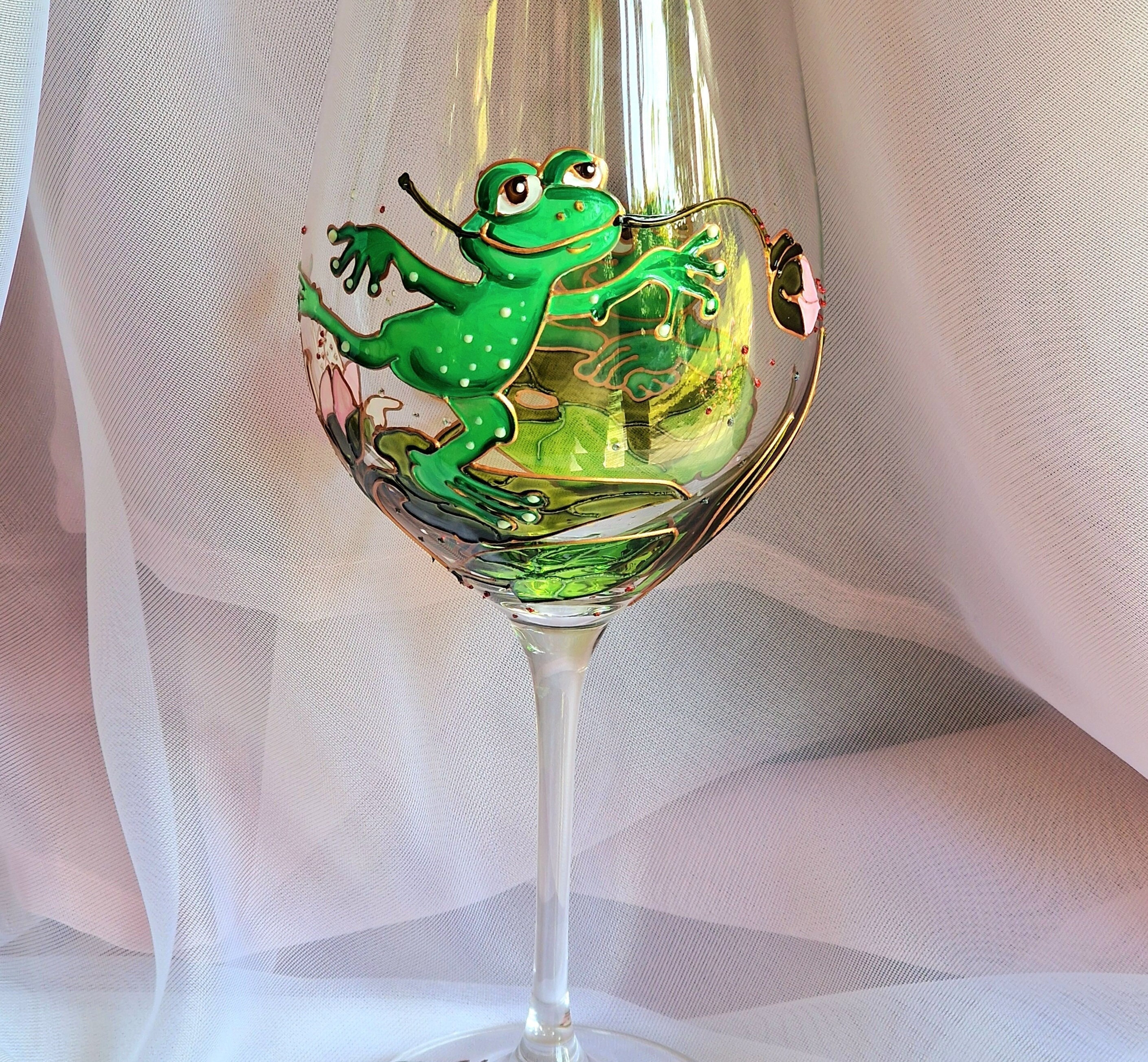 Frog Glasses Art - Etsy
