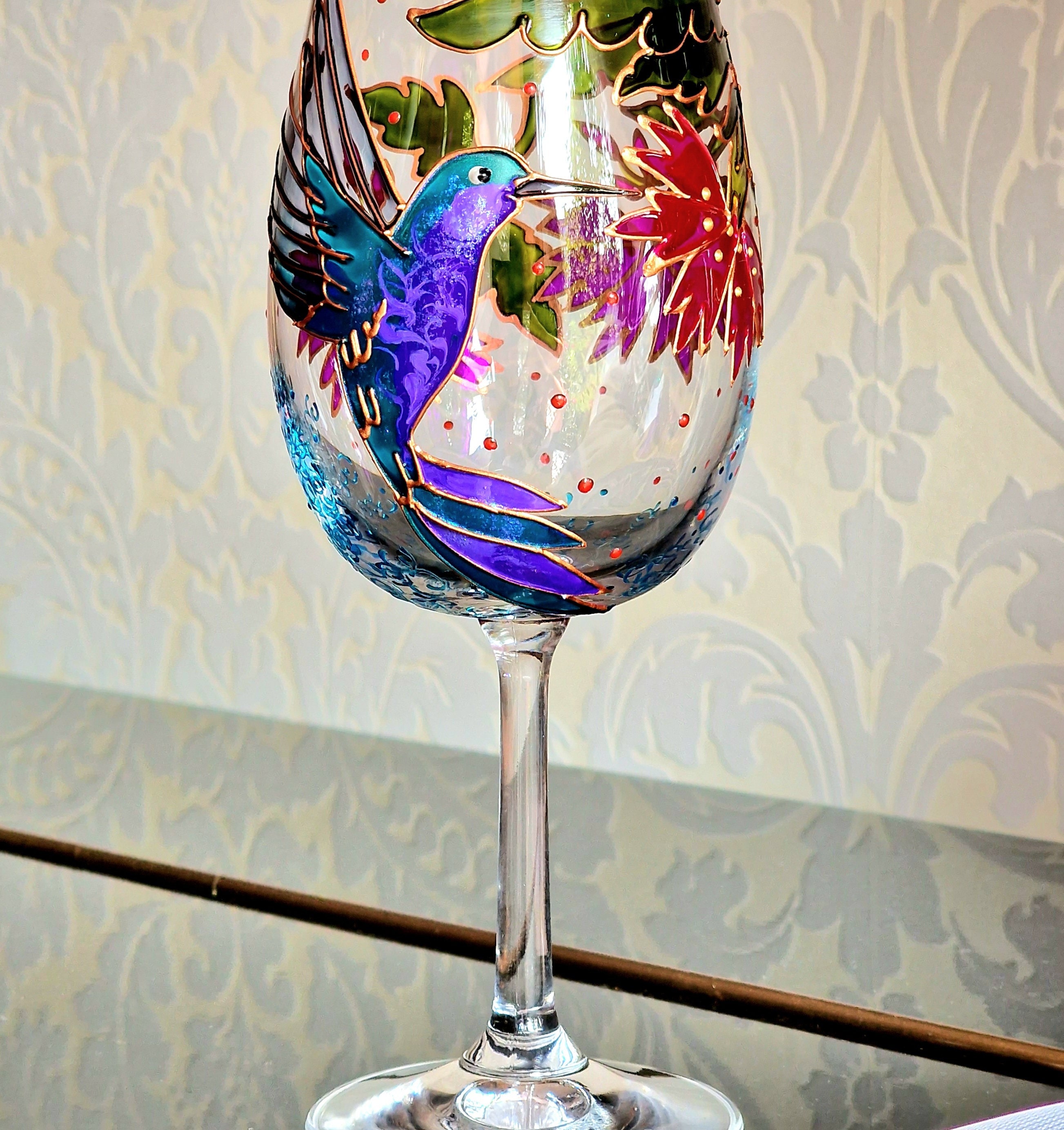 The Glass Forge Wine Glass (Set Of Two) Shown In ET Rainbow Artistic,,  Functional Artisan Handblown Art Glass Barware Drinkware, Handmade in the  USA, Handmade in the USA – Sweetheart Gallery: Contemporary