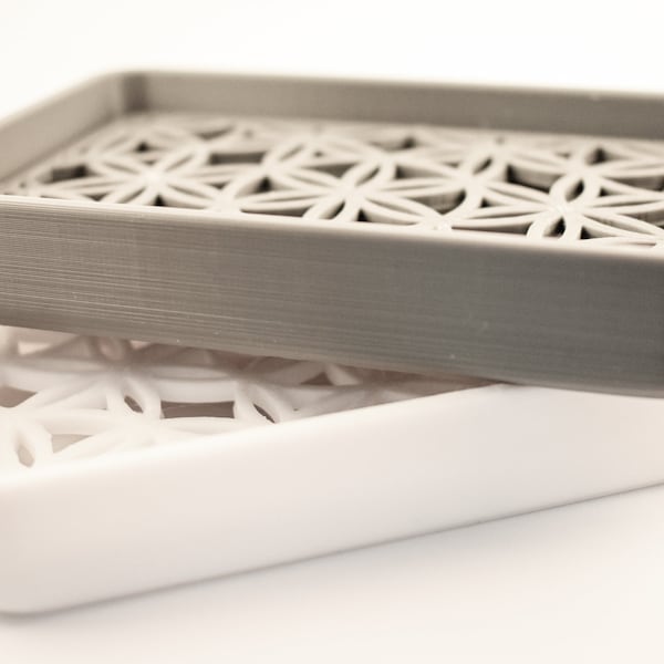 Soap Dish & Tray | 3D Printed Home Decor