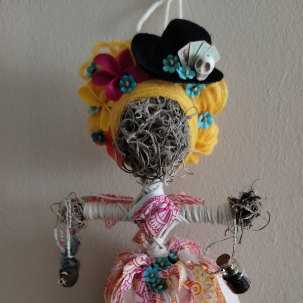 Spirit, Hodoo, Voodoo, Santeria, Poppet, Natural, Good Luck Doll New Orleans inspired