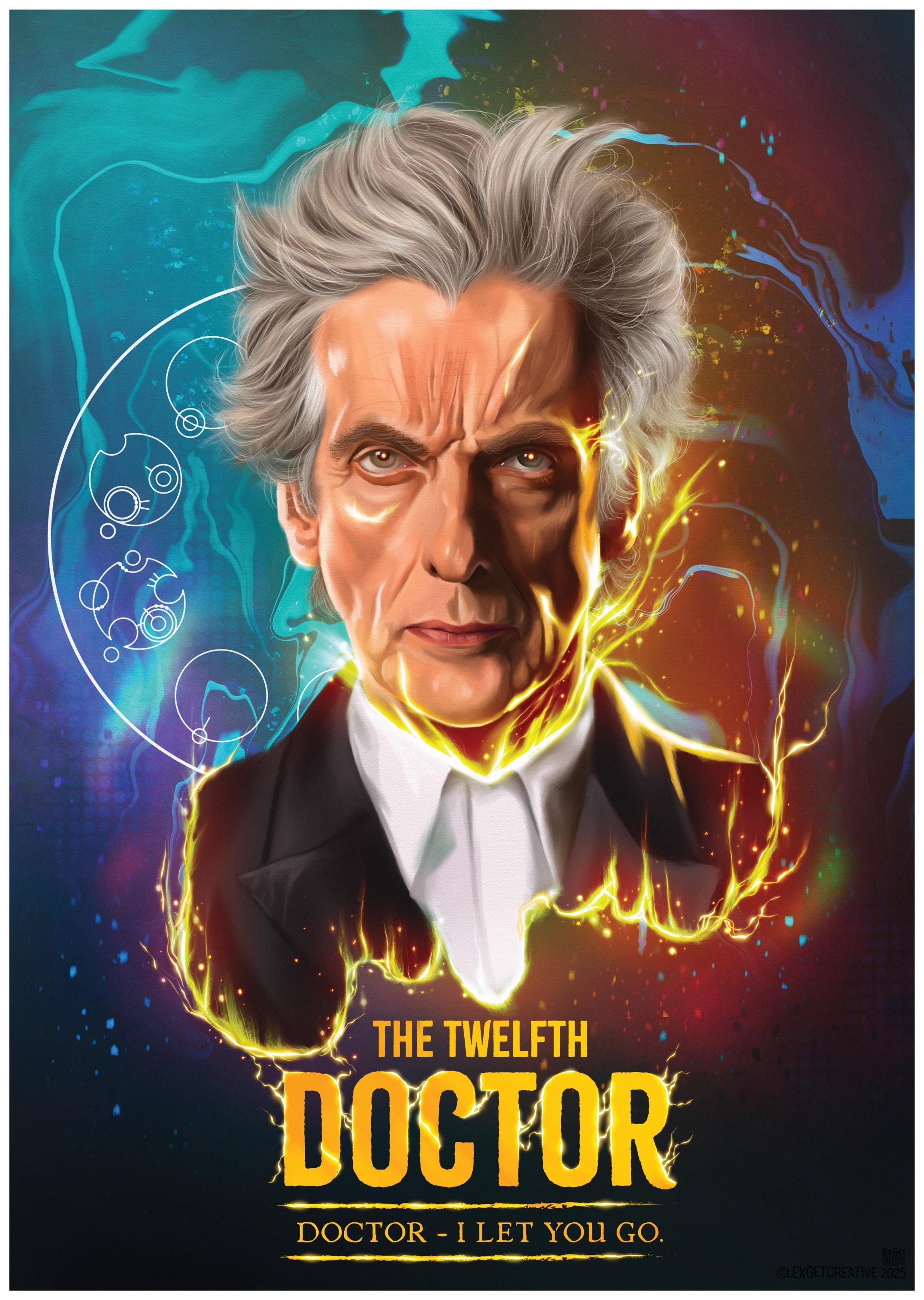12th Doctor Regeneration Art Print | Doctor Who Illustration | Digital ...