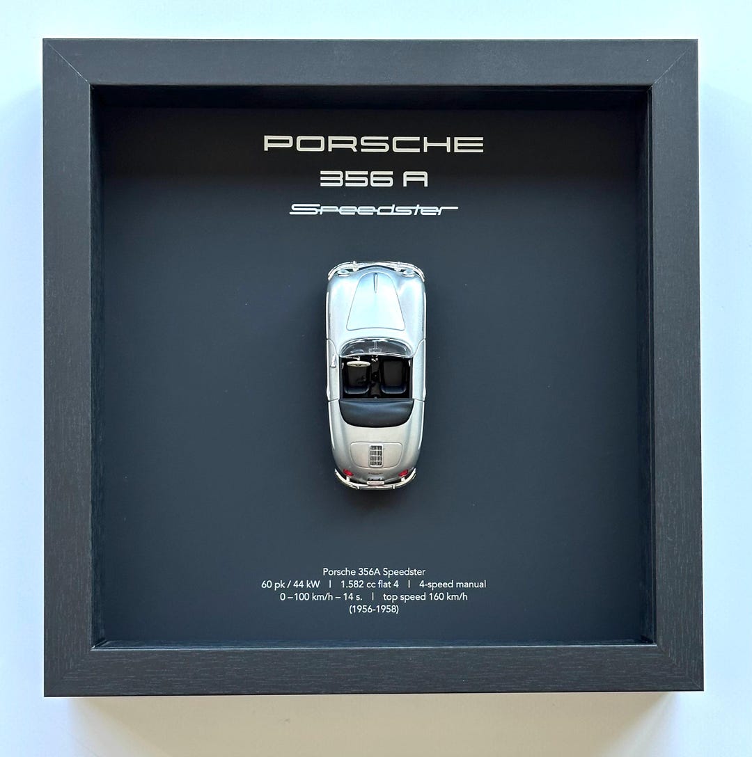 Frames 3D Object Porsche 356 A Speedster - Etsy