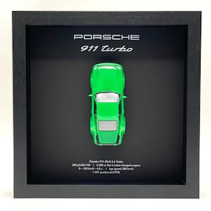 Frames 3D object Porsche 911 (964) Turbo - signal green