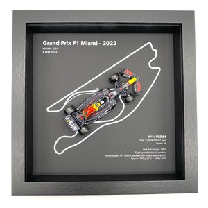 Max Verstappen Grandprix F1 Saison 2022 3D Rahmen