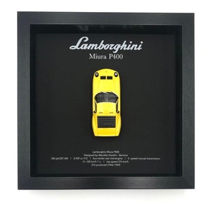 Frames 3D object Lamborghini Miura P400