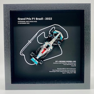 George Russell GP F1 Brazil - Mercedes AMG 3D frame