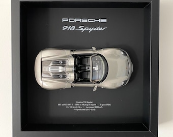 Cadre 3D Porsche 918 Spyder (version ouverte)