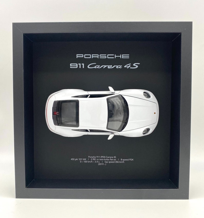 Cadre 3D Porsche 911 992 Carrera 4S image 1