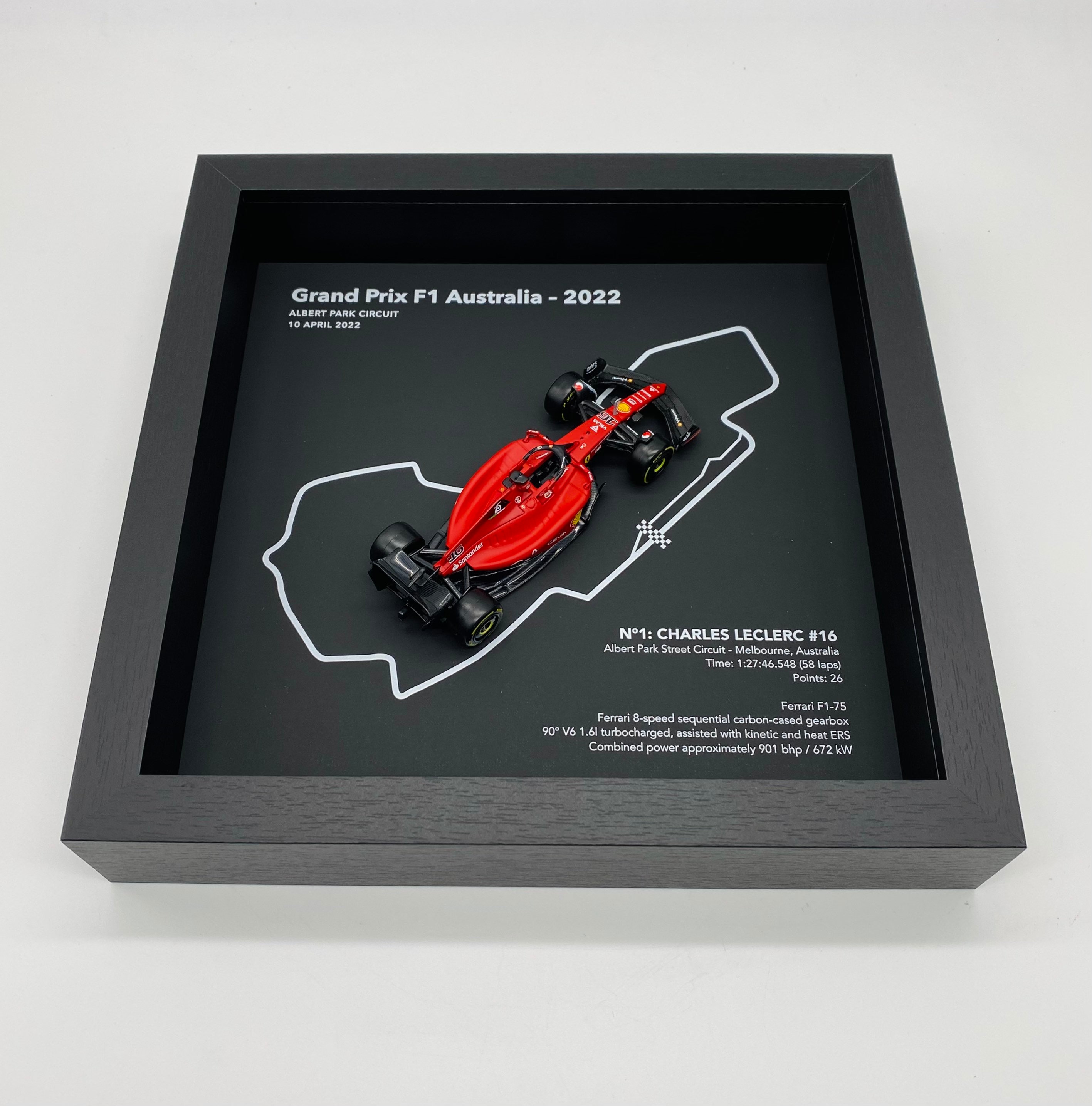 Buy Charles Leclerc GP F1 Australia 3D Frame Online in India - Etsy