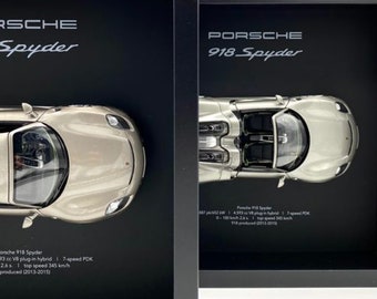 Porsche 918 Spyder (set van 2) 3D-frame