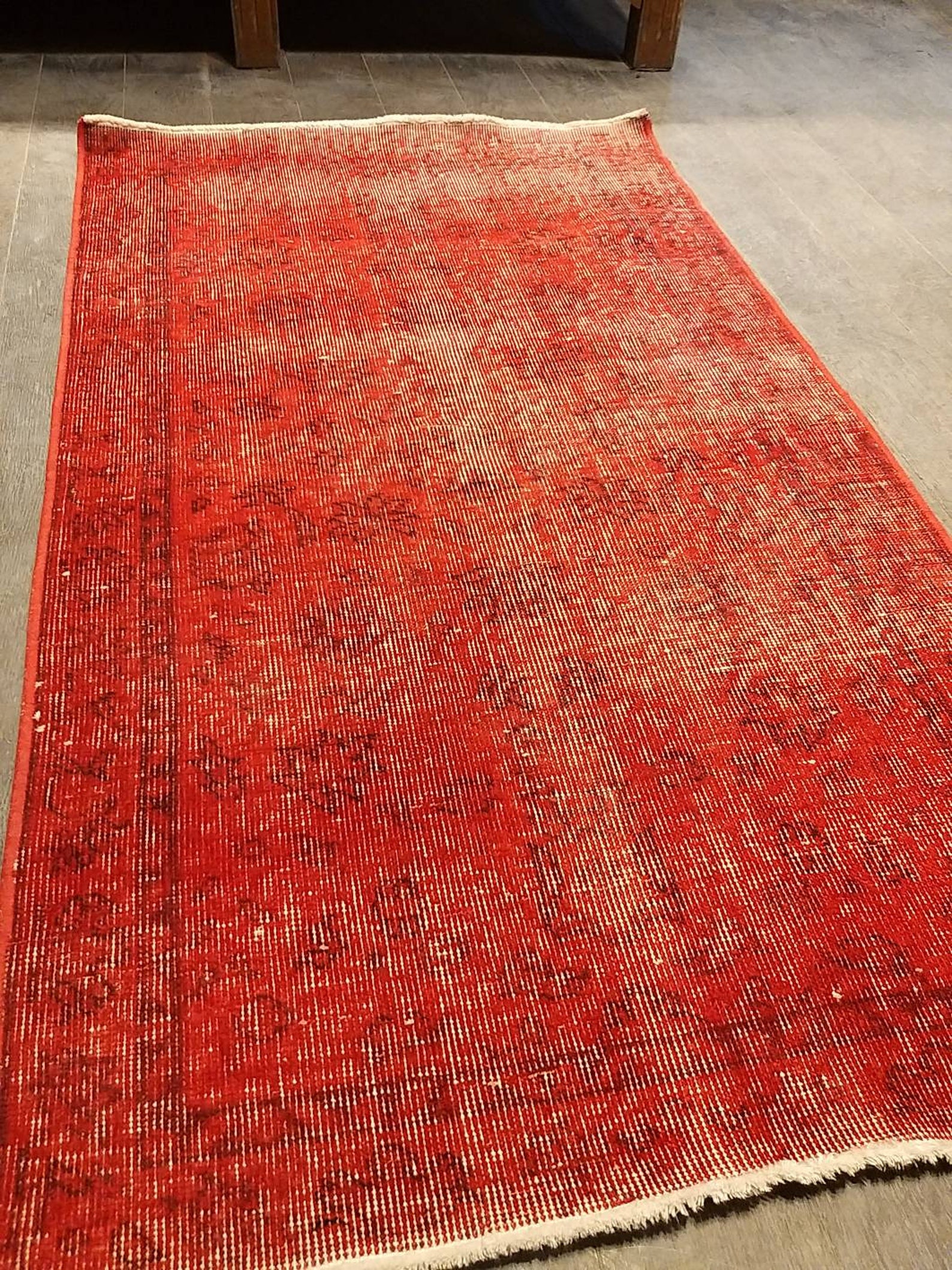 Vintage Red Rug Red Vintage Rug Area Rug Turkish Rug Etsy