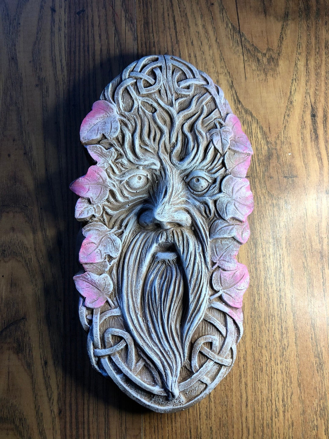 Pastel Pink Tree Face Men of the Forest - Etsy