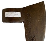 Medieval 15th Century Germanic Wrought Iron Executioners Axe Head w Makers Mark