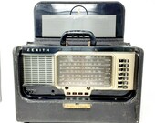 Vintage ZENITH Trans Oceanic Y600 6T40 Wave Magnet Tube Radio 1954 Shortwave