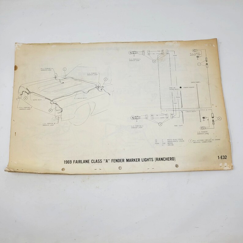 1969 Falcon Fairlane Montego Muscle Car Complete Wiring Diagrams