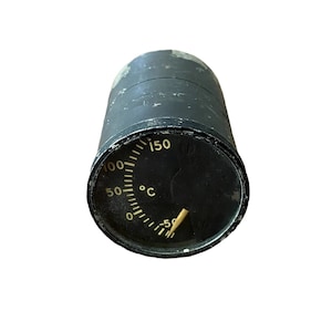 USAF Korean War Lewis Engine Aircraft Aviation Temperature Indicator Thermometer