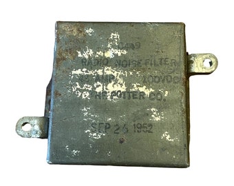 Vintage The Potter Co. Aircraft Avionics 40 Amp Ham Radio Noise Filter