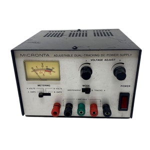 Vintage RadioShack Micronta 22-121 Adjustable Dual Tracking DC Power Supply