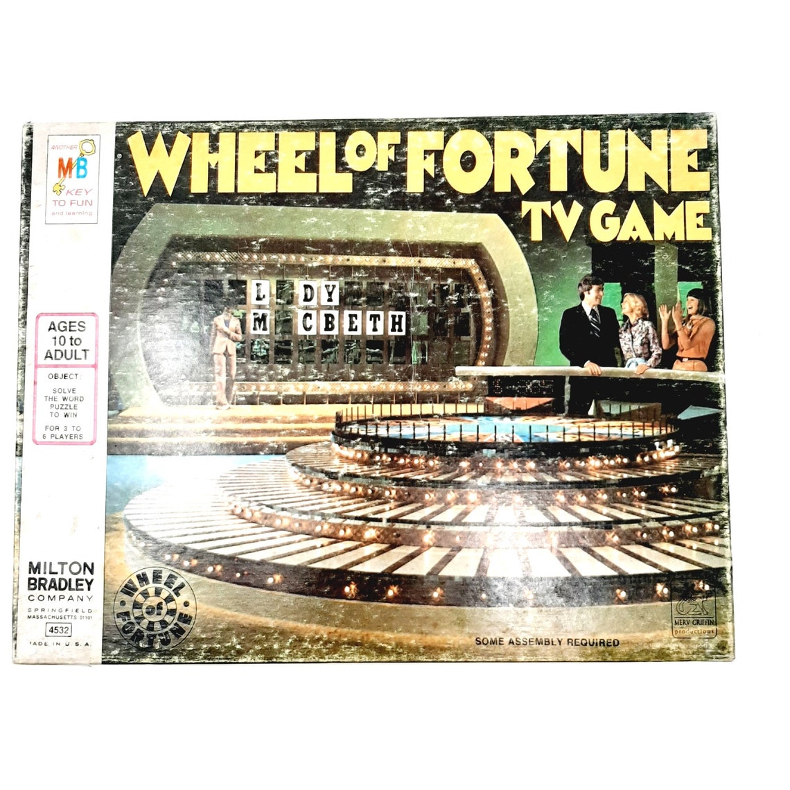 Vintage Wheel of Fortune TV Game 1975 Milton Bradley USA Etsy