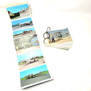 vintage Lot Of US Air Force Museum John Batchelor Cartes postales Avion historique