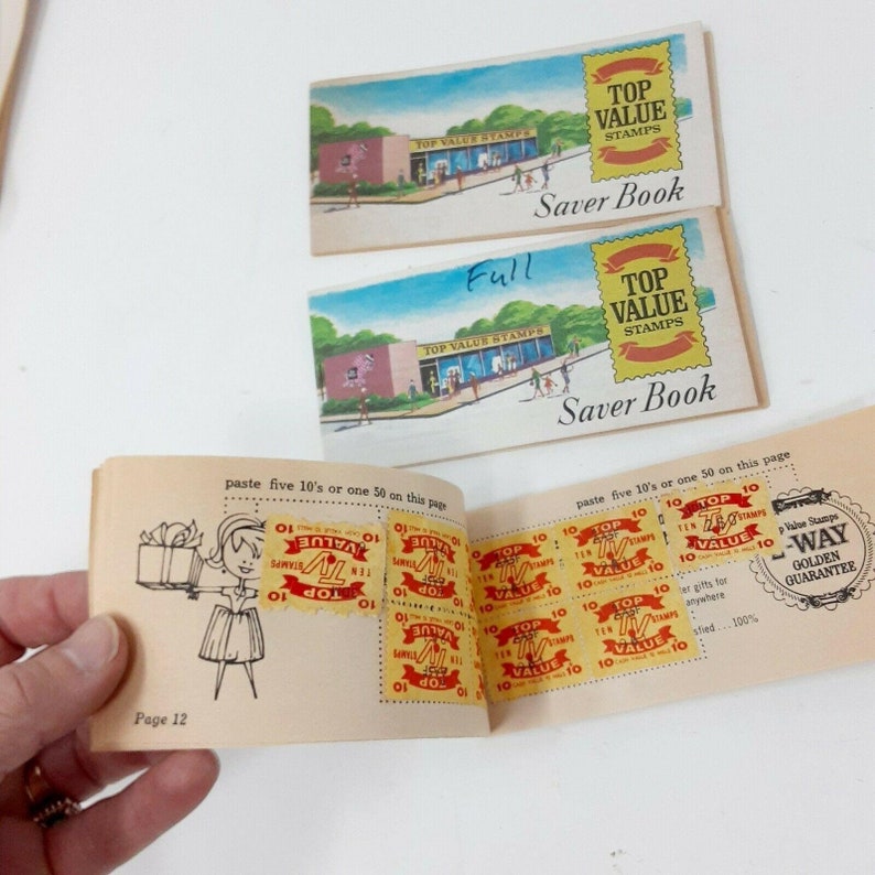 S&H Green STAMPS Top Value Stamps King Korn Trading Huge Lot Etsy