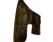 Medieval 15th Century European Hand Forged Steel Metal Goosewing Hewing Axe Head
