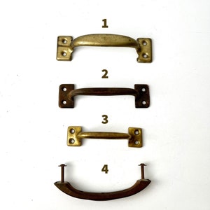 You Choose 1 Vintage Antique Arched Pull Drawer Cabinet Restoration Hardware