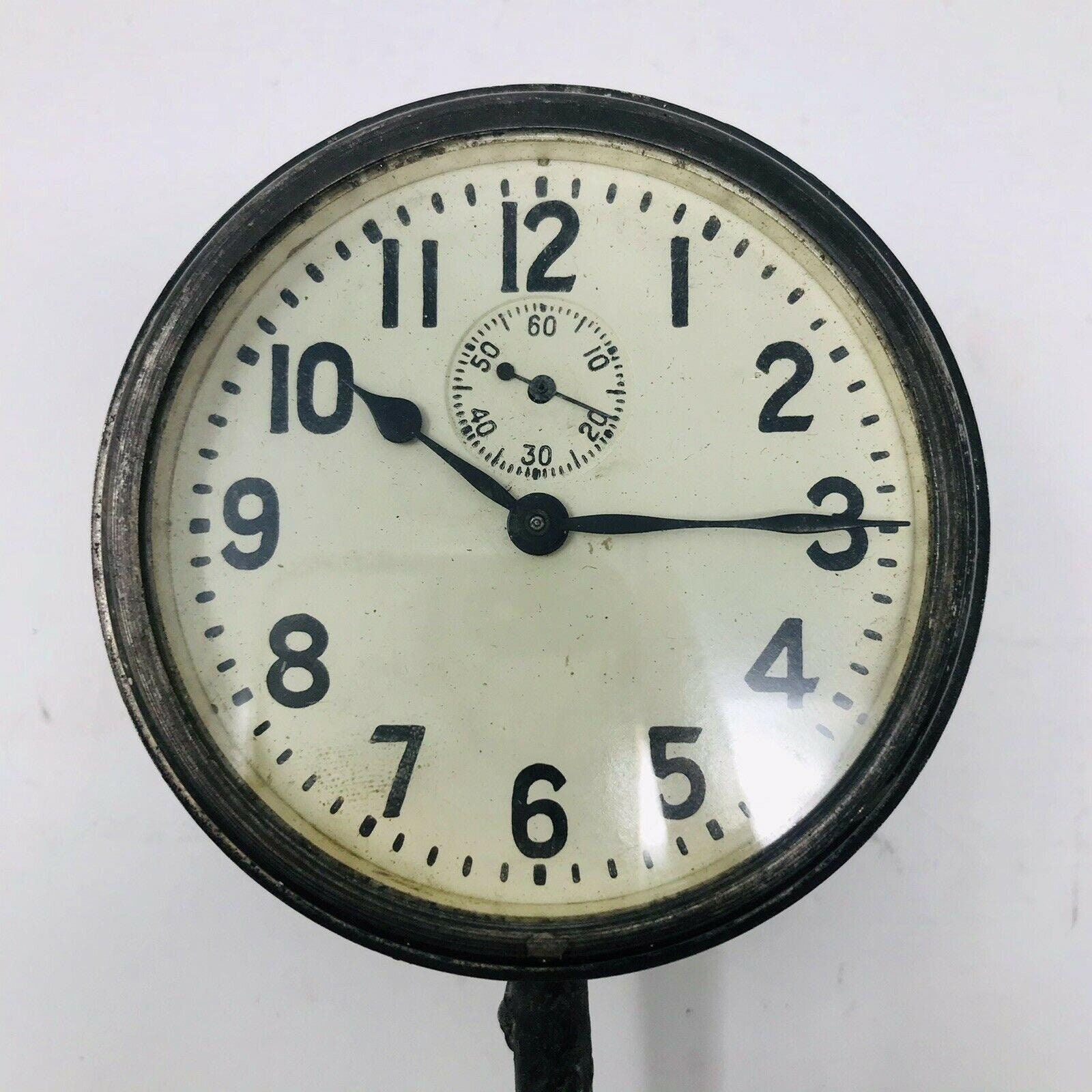 Vintage Antique Car Clock 1920s 1930s Wind Up Dash Clock Etsy