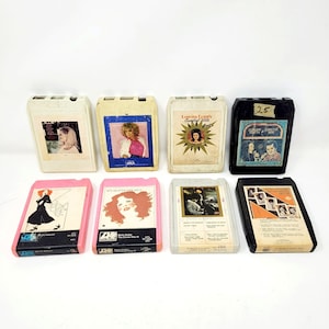 VTG Eight Track Tapes Lot of 8 Female Singers Music Collection 1970s Top Hits