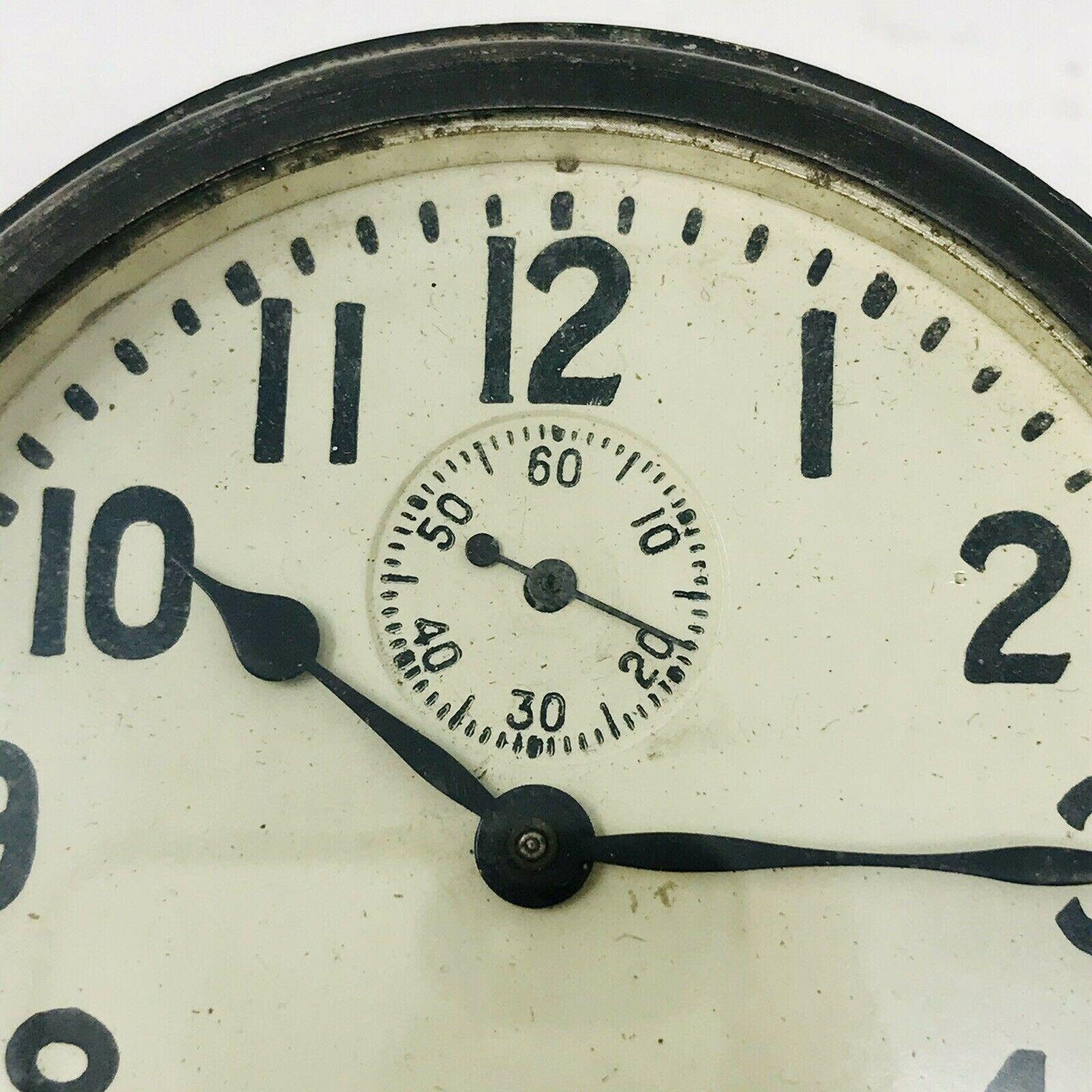 Vintage Antique Car Clock 1920s 1930s Wind Up Dash Clock Etsy