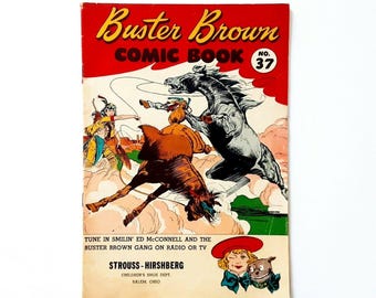 Buster Brown Comic Book #37 Golden Age Reed Crandall Giant Stallion