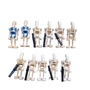 Lot Of 11 Star Wars Lego Battle Droid Minifigures Includes 2 Droid Pilots