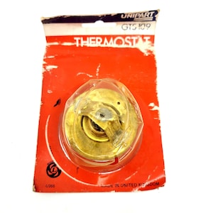 Vintage Thermostat Western Thomson Unipart GTS 109 Made In UK U355 Land Rover
