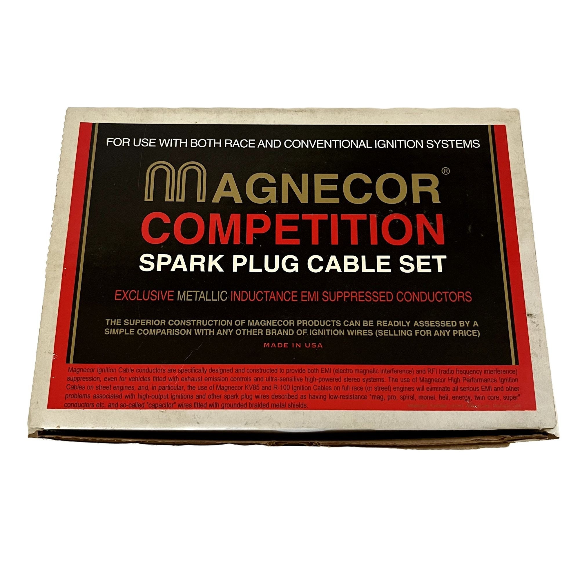 Magnecor Competition Spark Plug Cable Set 8mm #80190 Land Rover V8 1980-89 NIB