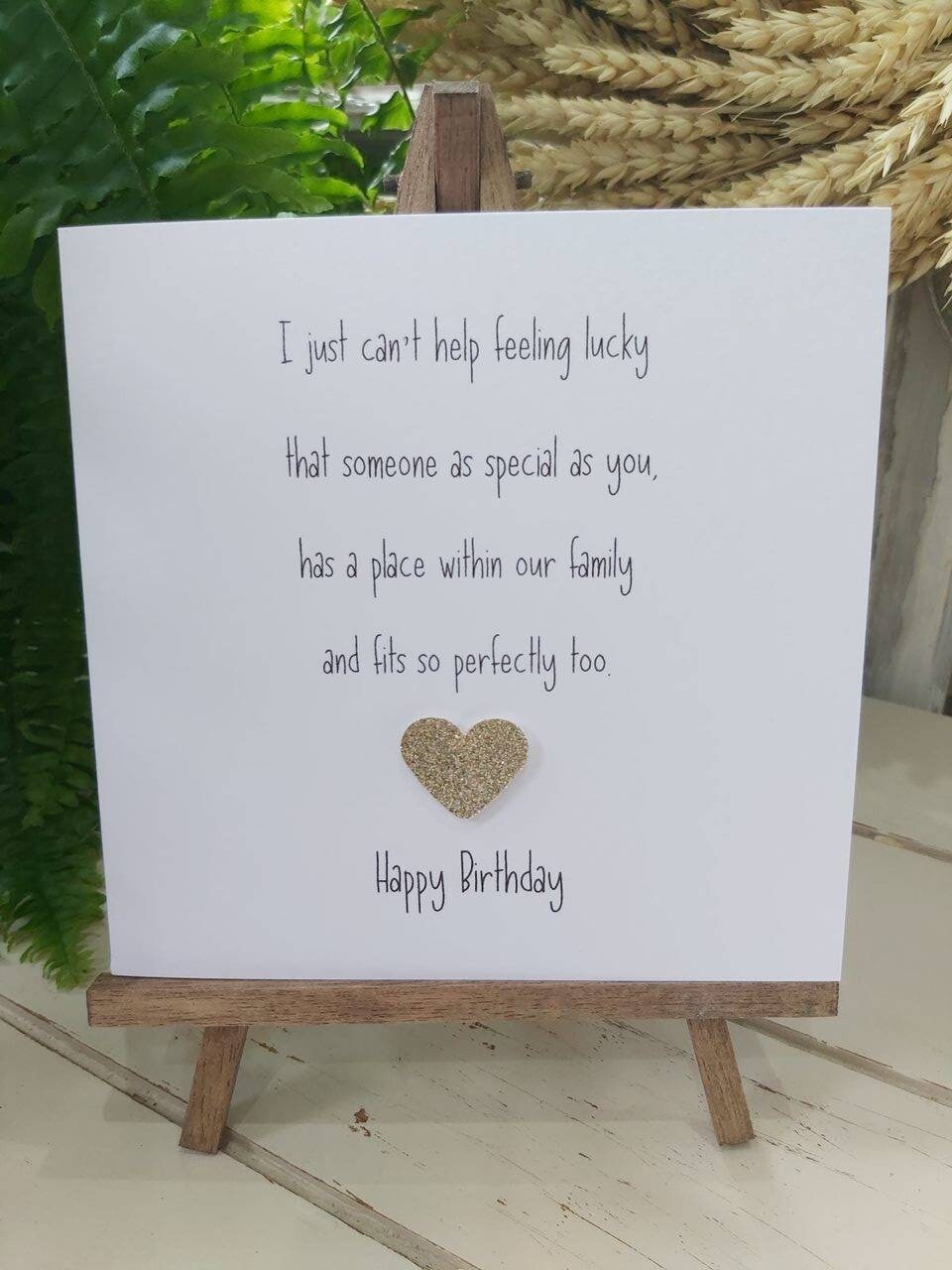 Happy Birthday to A Special Person Card. You Fit in Our Family - Etsy UK