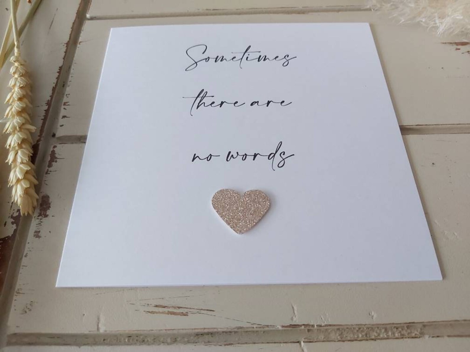 Sometimes there are no words card sympathy bereavement loss etsy