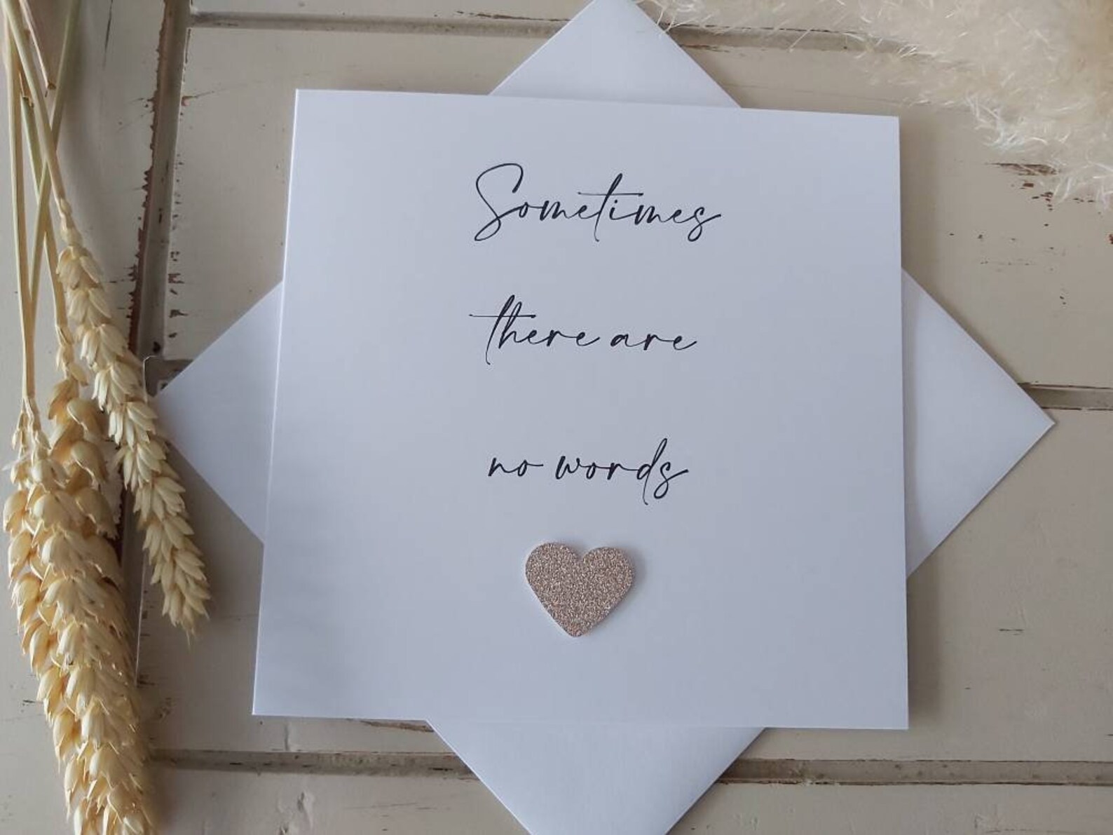 Sometimes there are no words card sympathy bereavement loss etsy
